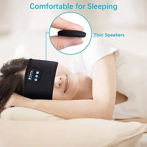 Bandeau Bluetooth Fone Bluetooth Earphones Sports Sleeping Headband Elastic Wireless Headphones Music Eye Mask Wireless Bluetooth Headset Headband